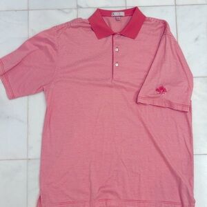 Peter Millar Golf Polo - Performance Striped - River Oaks Country Club